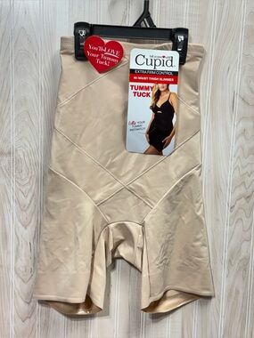 Cupid High-Waist Tummy Tuck Thigh Slimmer - Beige